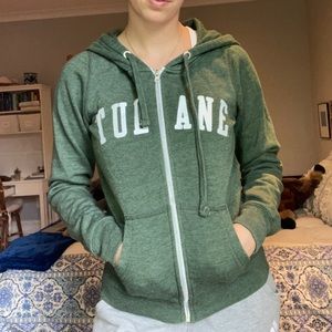 Tulane Zip Up Sweatshirt